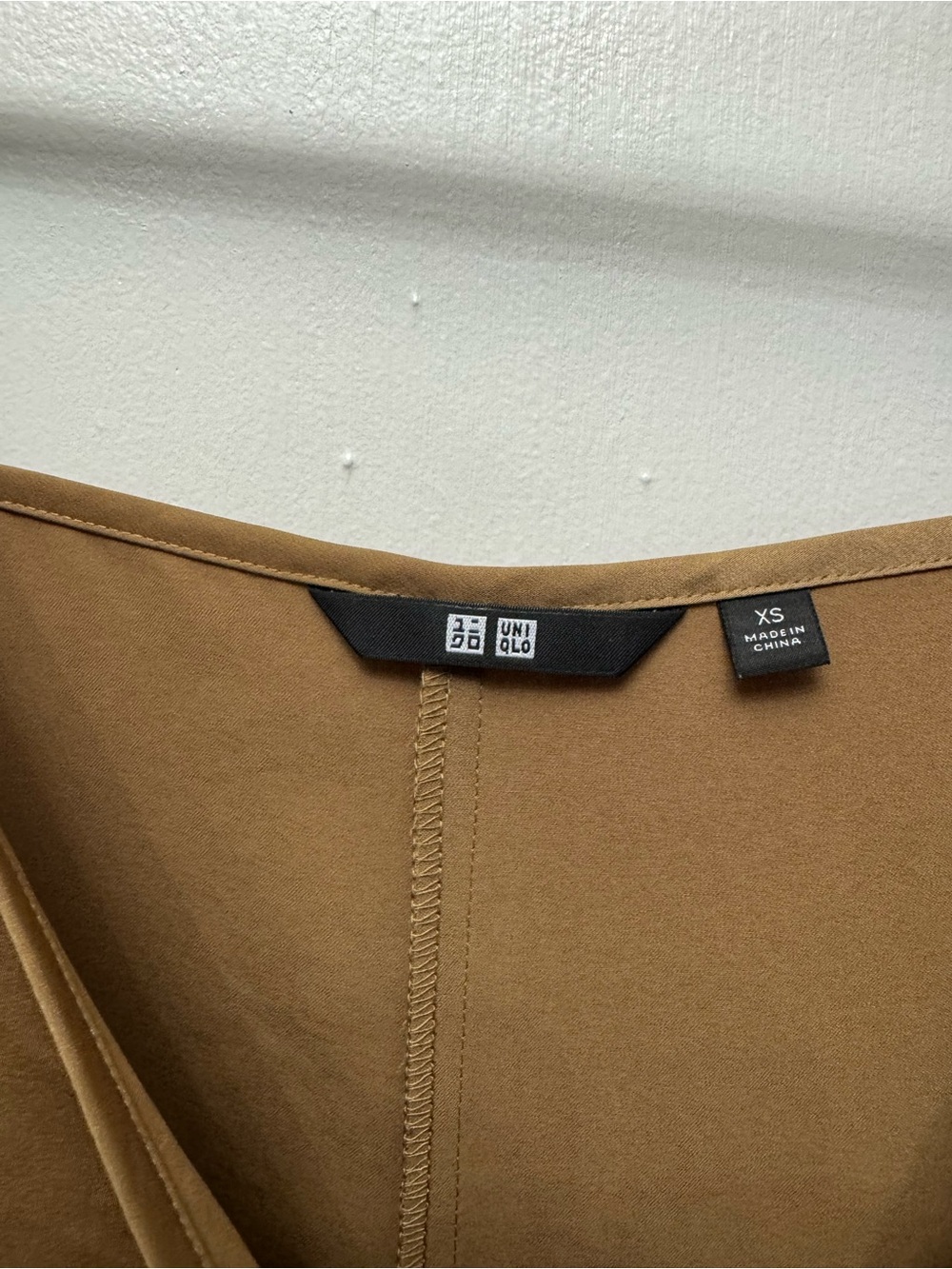 Uniqlo Women's Camisole Satin Slip Maxi Dress - Tan/Gold - Picture 4 of 9